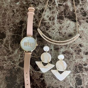 Pink & Gold Jewelry Bundle